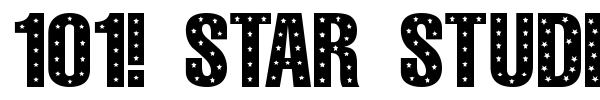101! Star Studded font preview